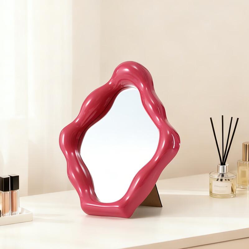

Oeny Irregular Desktop/Wall Makeup Mirror