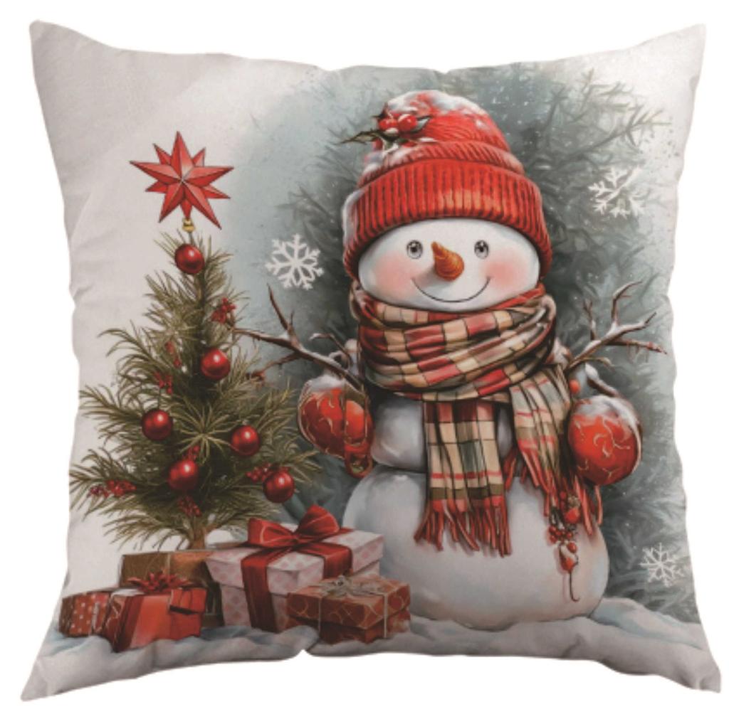 Christmas Pillow Case Home Nap Lumbar Pillow Pillow Sofa Bedside Cushion Cover Pillow Case