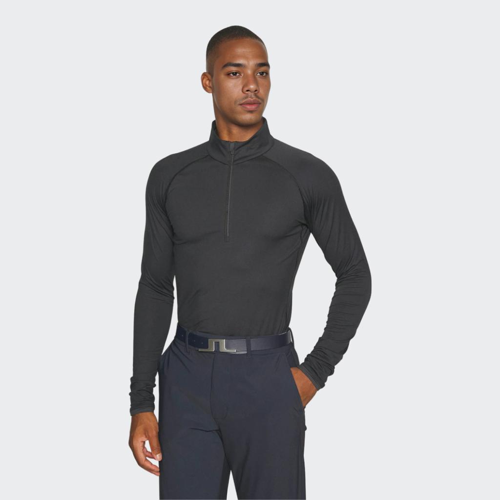 Under Armour Solid Color Print Half-Zip Outdoor Training Sports Stand Collar Long Sleeve Raglan T-Shirt Men Tops Grey 1378991-012