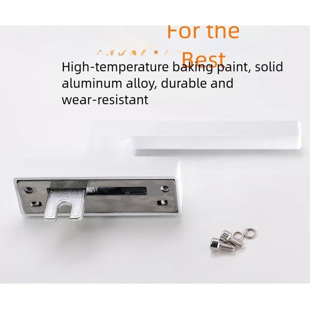 White Window Handle Aluminum Casement Window Home Renovation Aluminum Handle Aluminum Alloy Construction For Modern Architecture China Mainland