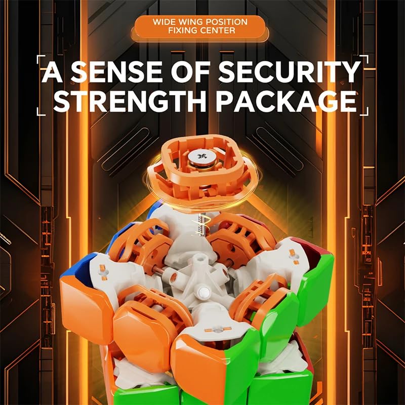 YJ MGC EST 3x3 [Pouch Included/Authentic] Magnetic 3x3 Cube, Stickerless, Competition-Ready 3D Puzzle