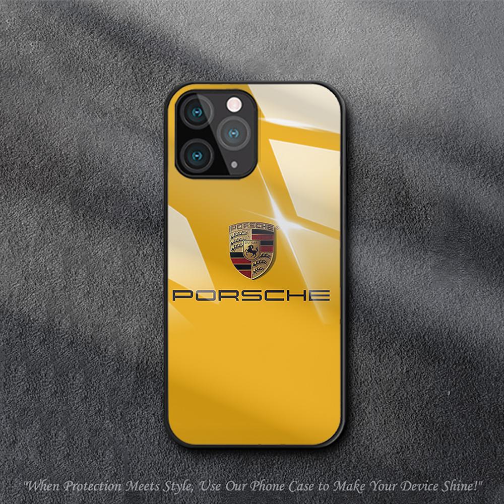 Luxury Porsches GT3 Car Case For iPhone Samsung Galaxy Redmi Note S 17 16 15 14 13 20 24 25 54 Pro Max Ultra Fe Air Tempered Glass Cover