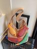 Cotton Large Capacity Tote Bag For Women With Open Top And Inner Card Pocket For Daily Use
