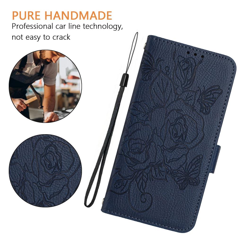 Flower Pattern Leather Flip Wallet Phone Case for Motorola Moto G67 G86 G56 G06 G75 G55 G35 G15 G05 G84 Protective Cover