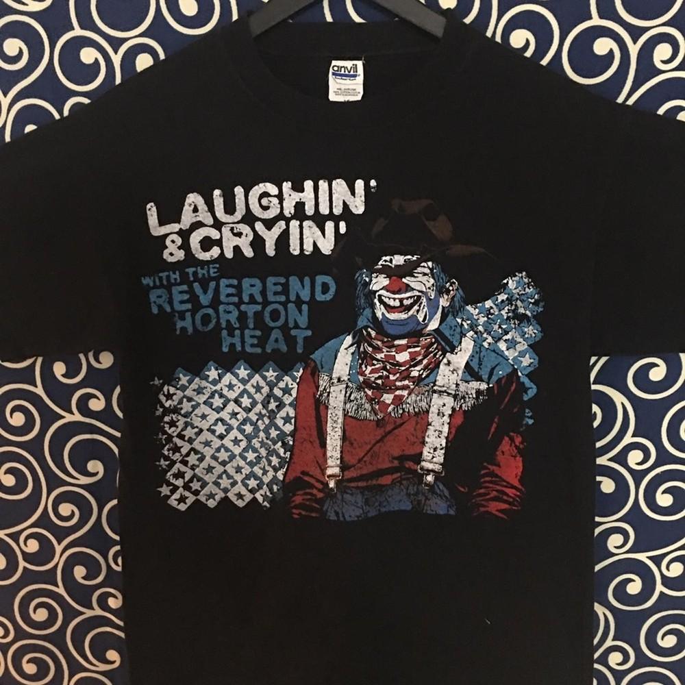 New Reverend Horton Heat Laughin Cryin Shirt Unisex Concert S to 5XL TR336 Unisex T-Shirt M