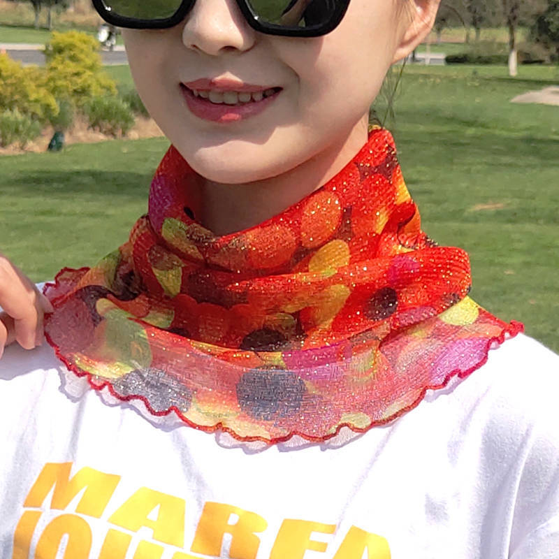 Bufanda para Mujer Diadema Protección Facial Bufanda Fina de Seda Cuello Falso Mascarilla Versátil Protección para el Cuello A Prueba de Viento en Invierno