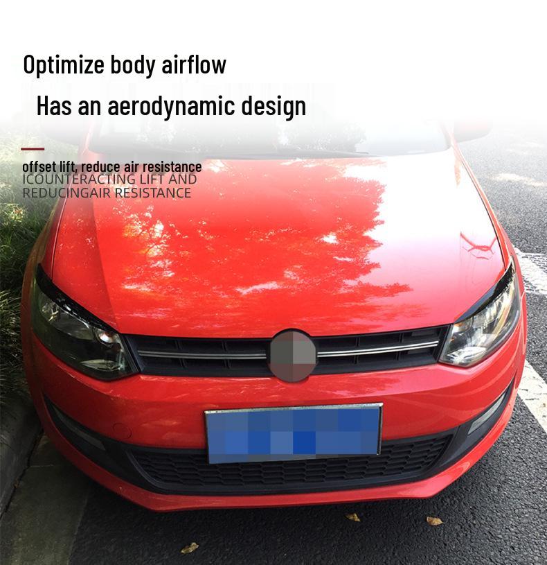 Volkswagen Polo 6R/6C 2009-2017 Headlight Eyebrow Stickers - Exterior Car Modification Accessories
