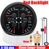 Red Light 4 IN 1 85mm Gauge Oil Pressure+Water Temperature+Fuel Level Gauge+Voltmeter with Sensor 0-190 Ohm Auto Car 12V Custom