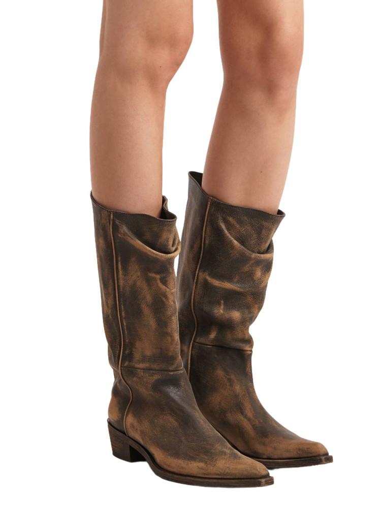 Autumn And Winter New Mid Length Pleated Women'S Boots With Pointed, Thick, Low Heel Casual Knight Boots 35-46 Calf Boots