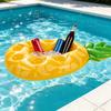 Inflatable Drink Holder Avocado Pineapple Drink Floaties Summer Coconut Tree Pool Beach Swimming Pool Parties Floating