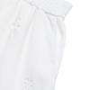 New Holiday Style Four-Leaf Clover Embroidered Lace Patchwork White Women's Shorts