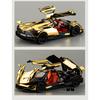 1/24 Pagani Huayra BC Supercar Legierungsauto Diecasts & Spielzeugfahrzeuge Metallspielzeugauto Modell Sound und Licht Sammlung Kinderspielzeug