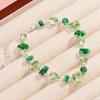 2026 Original Luxury Brand Green and Apple Green Zircon Tennis Bracelets For Women Fresh Crystal Charms Bangle Wedding Jewelry