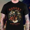 Camiseta de Algodón Pesado Negra Vintage August Burns Red Todas las Tallas BL189 Camiseta Unisex