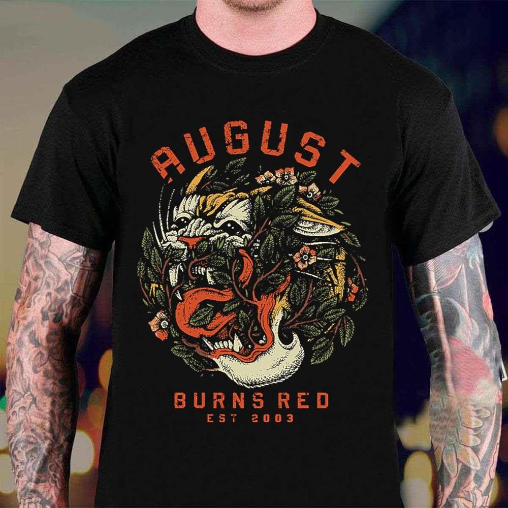 Vintage August Burns Red Black Heavy Cotton All Size Shirt BL189 Unisex T-Shirt