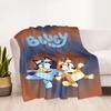 1pc Bluey Bingo Adventure blanket Soft and Warm for Sofa Office Camping Travel Livingroom Great Gift for Friends and Family Comfortable