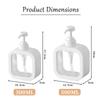 300/500ML Transparent Dispensing Bottle Bathroom Hand Sanitizer Press Bottle Visual Lotion Dispensing Empty Bottle