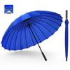 Extra-Large Windproof 24-Rib Umbrella - Double-Person Golf Umbrella with Long Handle, Business Design, Ideal for Rainstorms and Colorful Logos.