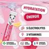Panda Tea - Hydratation & Energie - Zitrone Hibiskus - Elektrolyt Ultra Hydratation - 20 Brausetabletten