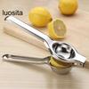 Ruční odšťavňovač na citron, lis na ovoce, pohodlné uchopení, nerezová ocel, snadné čištění, lis na citron bez semínek