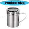 Durability Powder Shakers for Uniform Sprinkling in Homes Baking Professional Coffee Making Cooking