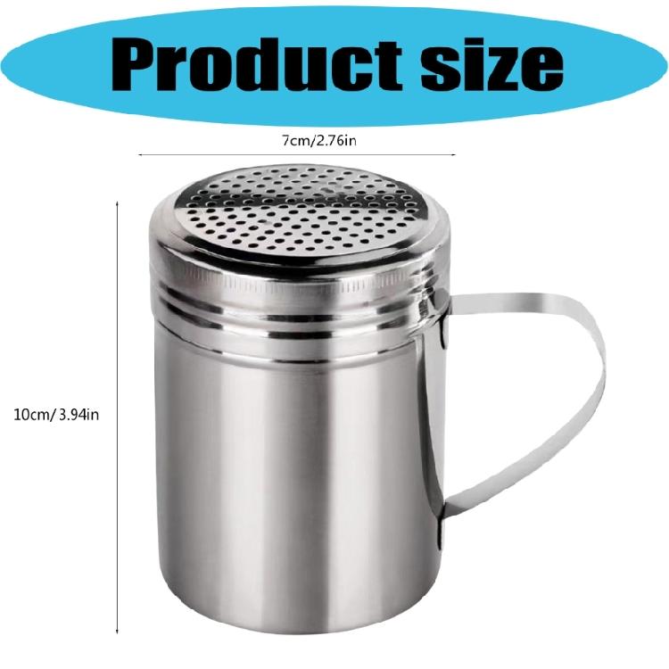 Durability Powder Shakers for Uniform Sprinkling in Homes Baking Professional Coffee Making Cooking