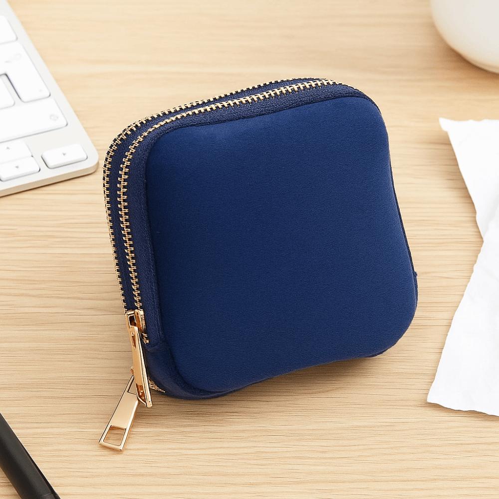 Earrings Jewelry Packing Bag Double-layer Velvet Jewelry Holder Jewelry Storage Bag  Travel