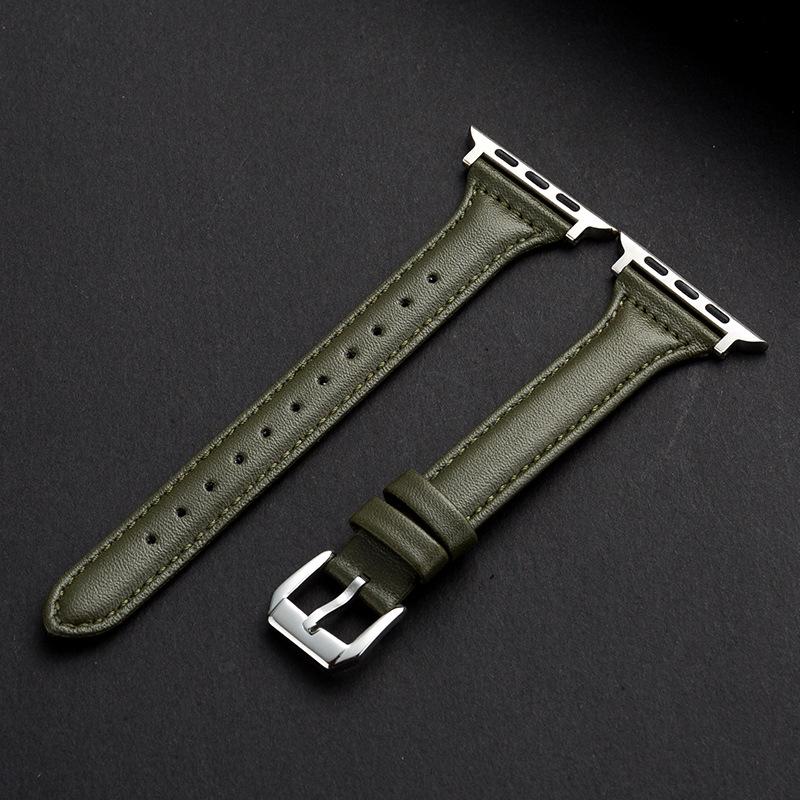 Cinturino Sottile in Vera Pelle per Apple Watch