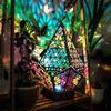 Bohemian Diamond Floor Lamp - Colorful Hollowed Design