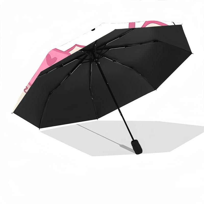 1 Stück Dalmatiner Automatik Auf/Zu Faltbarer Regenschirm für Regentage, Kompakter Tragbarer Reise-Regenschirm, Süßer Regenschirm, Langlebige Konstruktion yy260328037