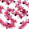 Valentines Day Red Pink Metallic Garland Valentine'S Day Decor For Home Indoor Outdoor Wedding Hanging Decoration Prop
