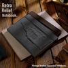 Exclusive Big Ben 3D Embossed A5 Retro Hardcover Planner Notebook with Band Binding