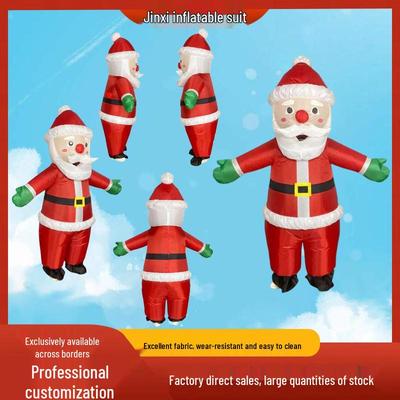 Cross-border Cartoon Santa Claus Inflatable Costume for Christmas Party Cosplay