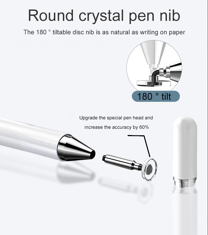 2 in 1 Precision Disc Stylus Pen High Sensitivity Passive Capacitive Pen for Drawing Writing  Manufacturer