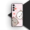 Bubus Dudus Panda Bear BubuDudus Cover for Samsung Galaxy S25 S24 S23 FE Ultra Plus S7 Edge S25+ S24+ A56 5G + Coque Phone Case