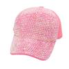 Flash Diamond Cap Trendy Foreign Baseball Cap Personalized Sun Hat Hot Diamond Women'S Light Board Hat Wind