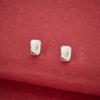 Polygonal Crushed Silver Triangle Spacer Beads: S925 Sterling Silver for DIY Rope Bracelets and Handmade Accessories