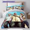 Grand Theft Auto Pattern Bedding,Quilt Set Quilt Cover Pillowcase Home Birthday Gift (1 * duvet cover + 2 * pillowcase, without core)