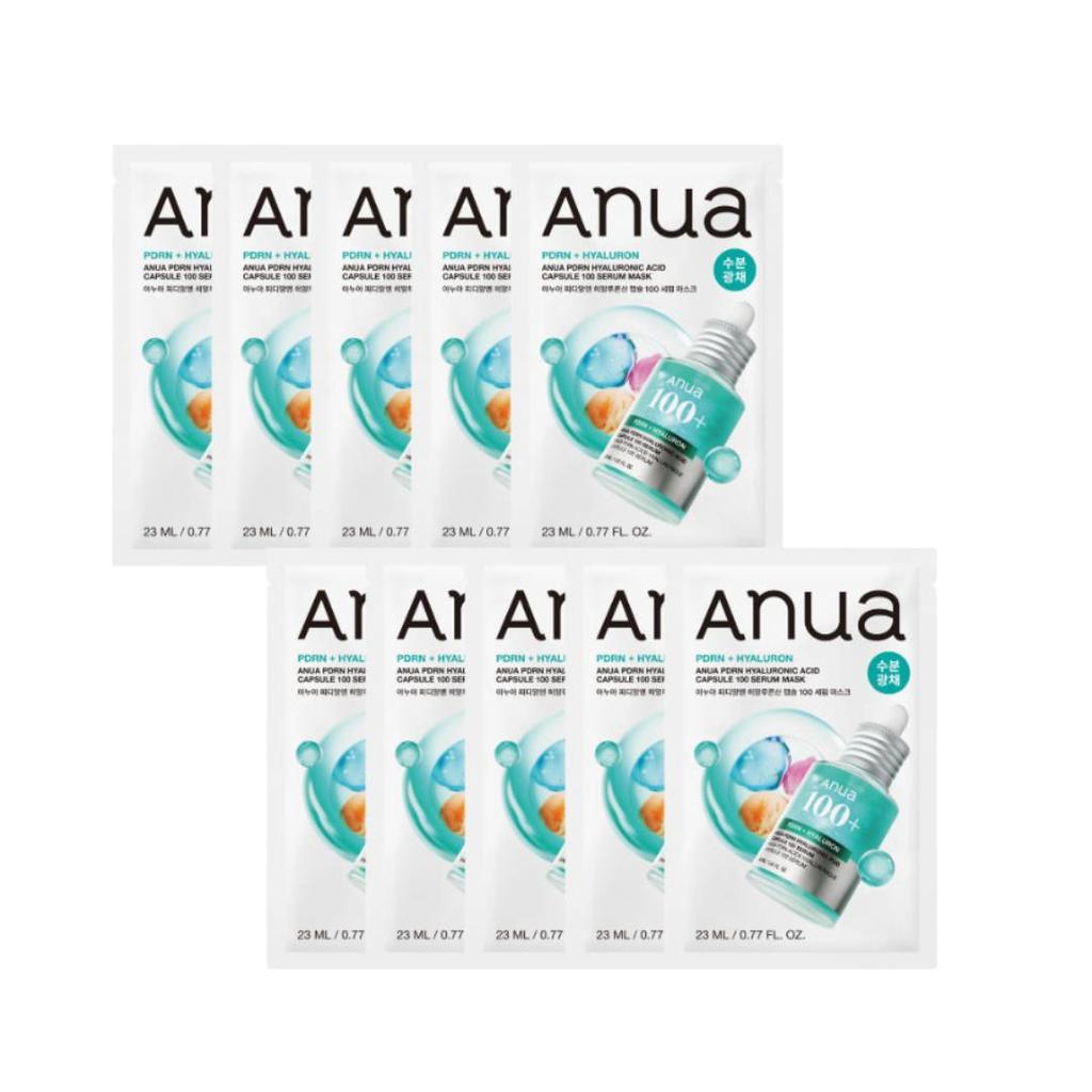 Anua PDRN Hyaluronic Capsule 100 Serum Mask Hydrating Soothing Facial Sheet Mask 23ml