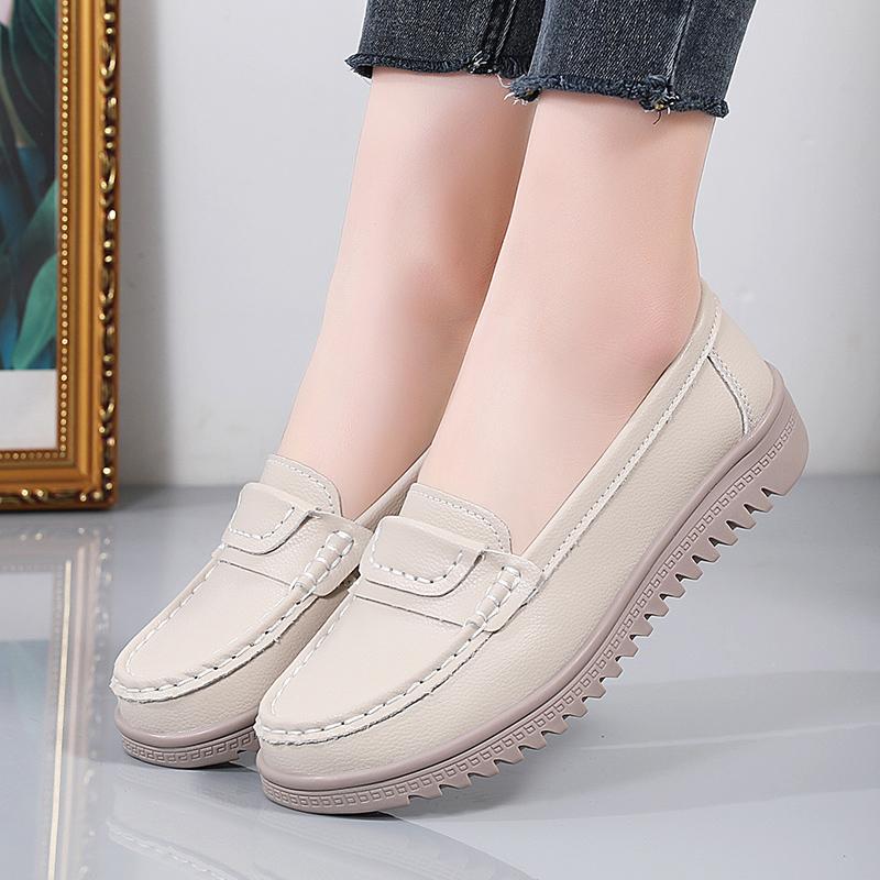 Fashion Large Size Soft Sole for Comfortable Leggings Moms Shoes Casual Shoes Flat Shoes Lightweight Non Slip Shoes Woman 2025 Trend