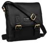 Leather Bag PTN 996-M-NDM-5014 BLACK