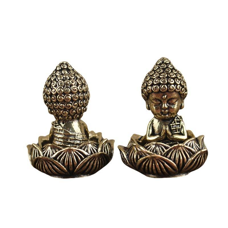 1pcs Pure Brass Mini Rudraksha Small Brass Crafts Ornaments Brass Car Keychain Jewelry Ornament Home Living Room Ornament Decoration Men's Keychain