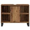 Bathroom Cabinet with Door Rustic Wood Finish 80 x 33 x 60 cm Engineered Wood