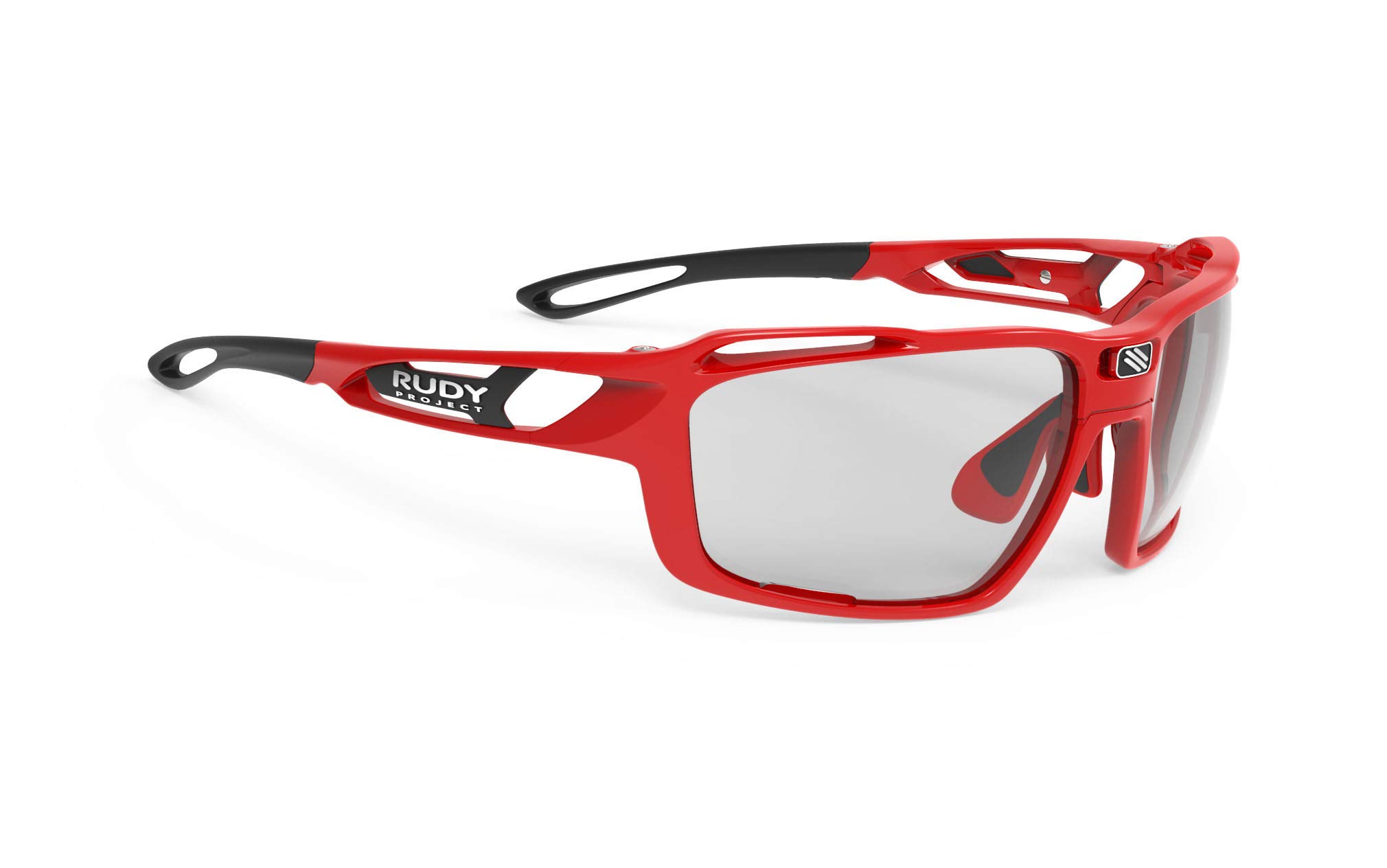

Спортивные солнцезащитные очки RUDYPROJECT SINTRYX для шоссейного спорта, с рамой огненно-красного цвета и фотохромной черной линзой Impact X2. Велоспорт, Марафоны, Бег трусцой,