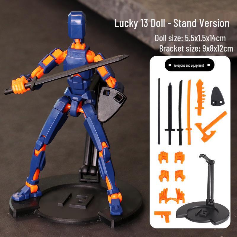 3rd Gen 13-Joint Movable Figurine: DIY Decompression Toy