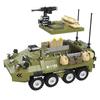 New Arrival World War II Military Series M1126 Armored Vehicle Model Collection Ornaments Building Blocks Bricks Toys
