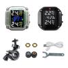 Tire Pressure Monitoring System with 2 External Sensors Motorcycle TPMS LCD Colorful Display Pressure Temperature