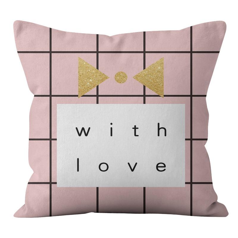 Nordic Ins Ultra-short Velvet Pillow Case Home Pillow Cushion Cover