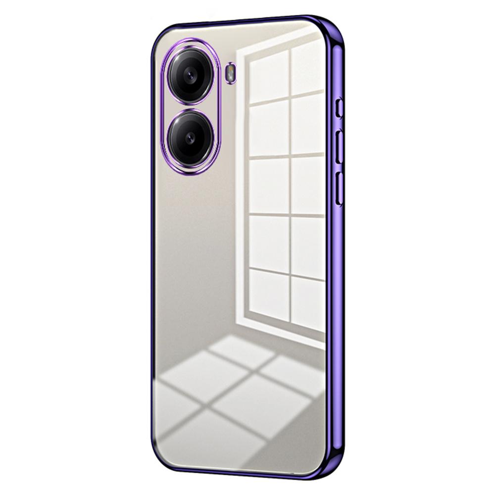 Obudowa z galwanizowaną ramką i miękkim TPU do Xiaomi Redmi Turbo 4 5G/Poco X7 Pro 5G