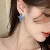 Flower Dangle Earrings Trendy Jewelry Gift Irregular Statement Earrings Flower Stud Earrings for Women